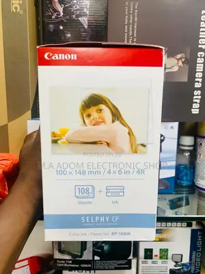 Canon KP-108IN Ink and Paper Set High-Quality Photo Printing