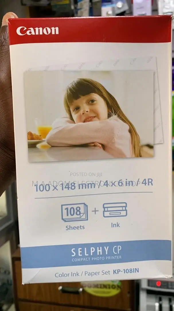 Canon KP-108IN Color Ink Paper Pack