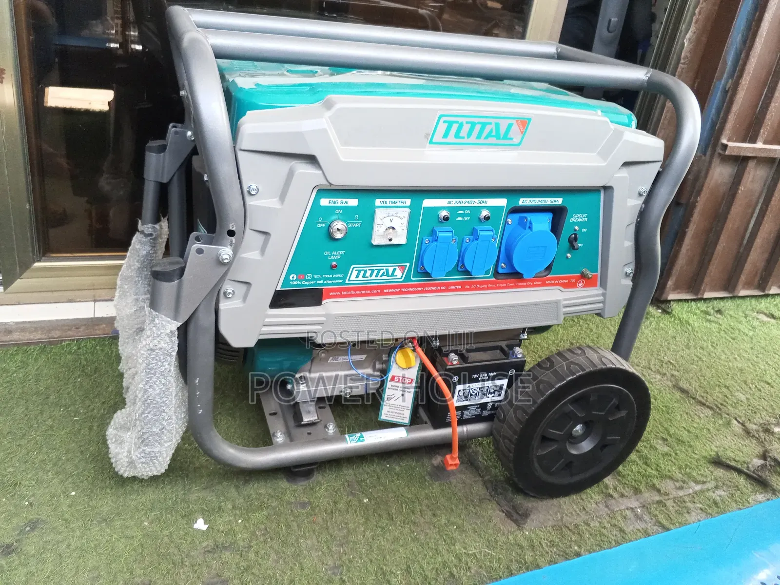 Total Generator 14kw 16000W Keystart Silent Petrol Generator