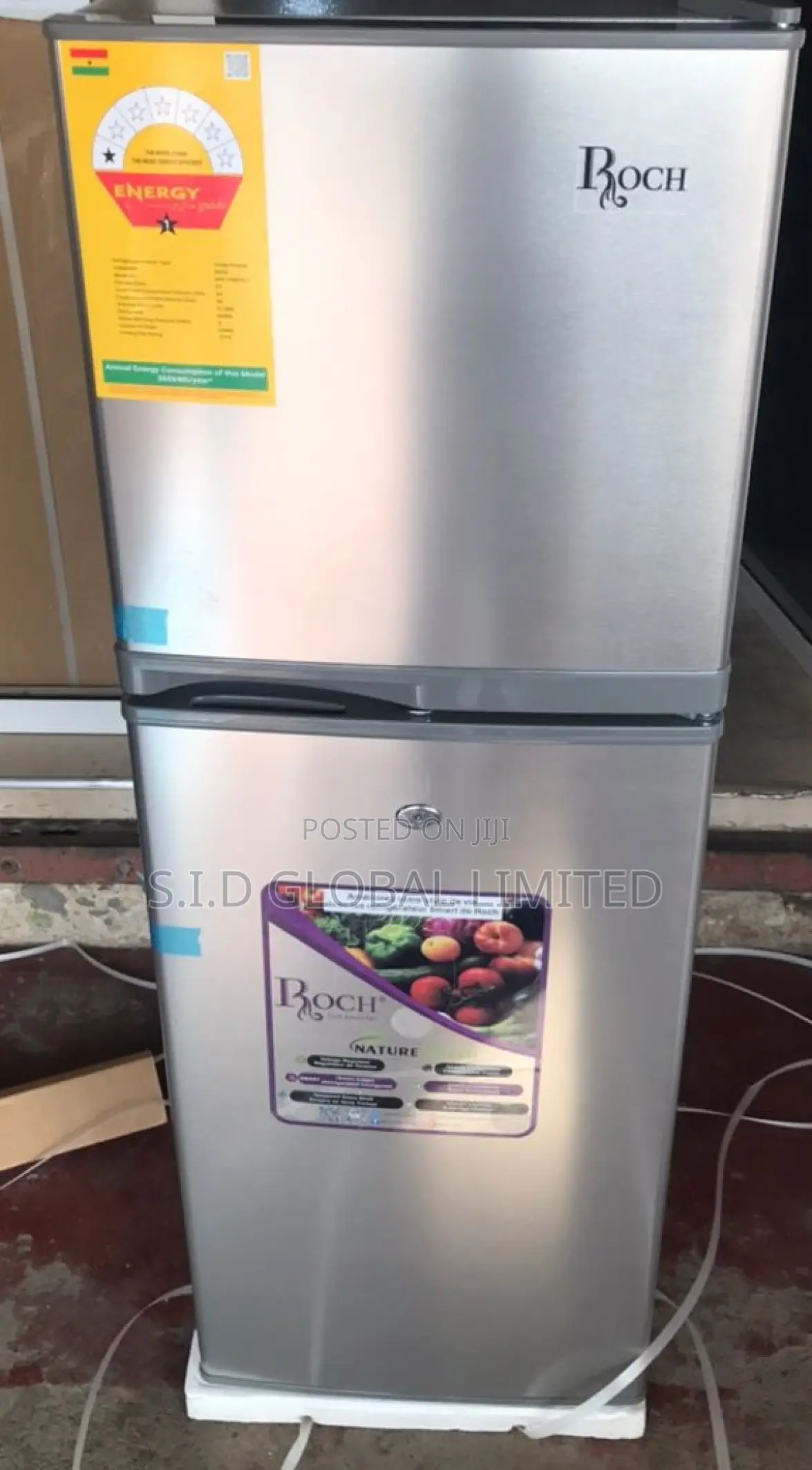 Chill Your Way With Roch 138L Double Door Fridge