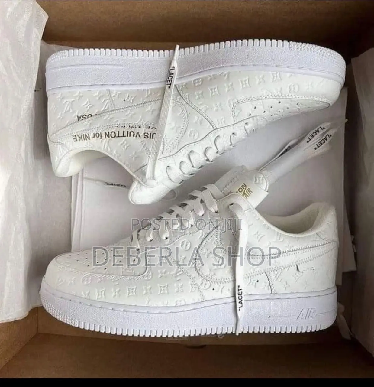 All White Lv Lancet Airforce 1