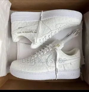 All White Lv Lancet Airforce 1