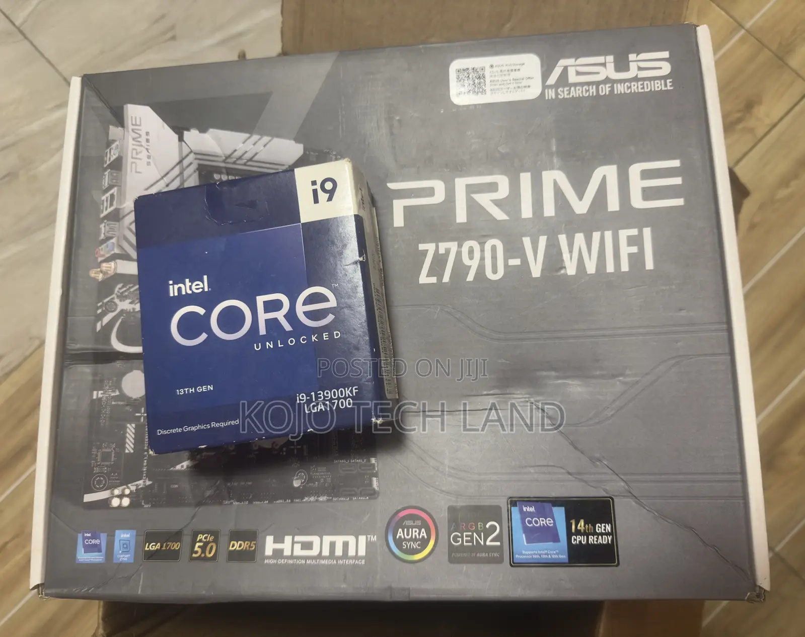 Intel Core I9- Processor ASUS Z790 MOTHERBOARD