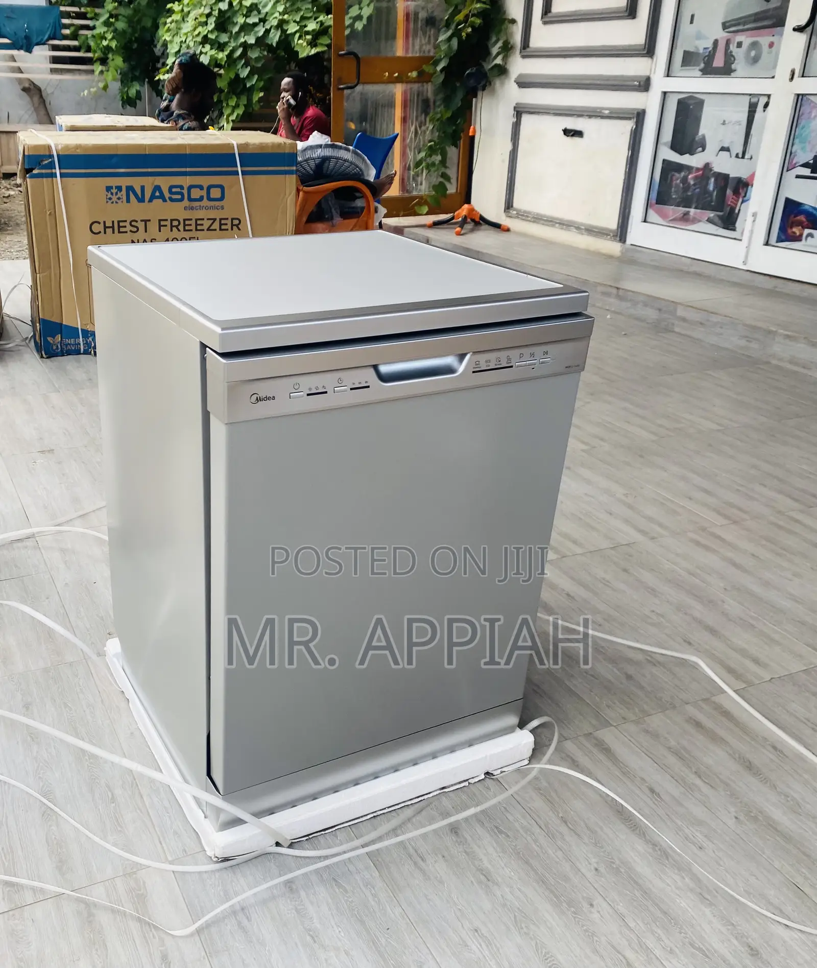 Latest, Reliable and Affordable Midea Dishwasher(Silver).