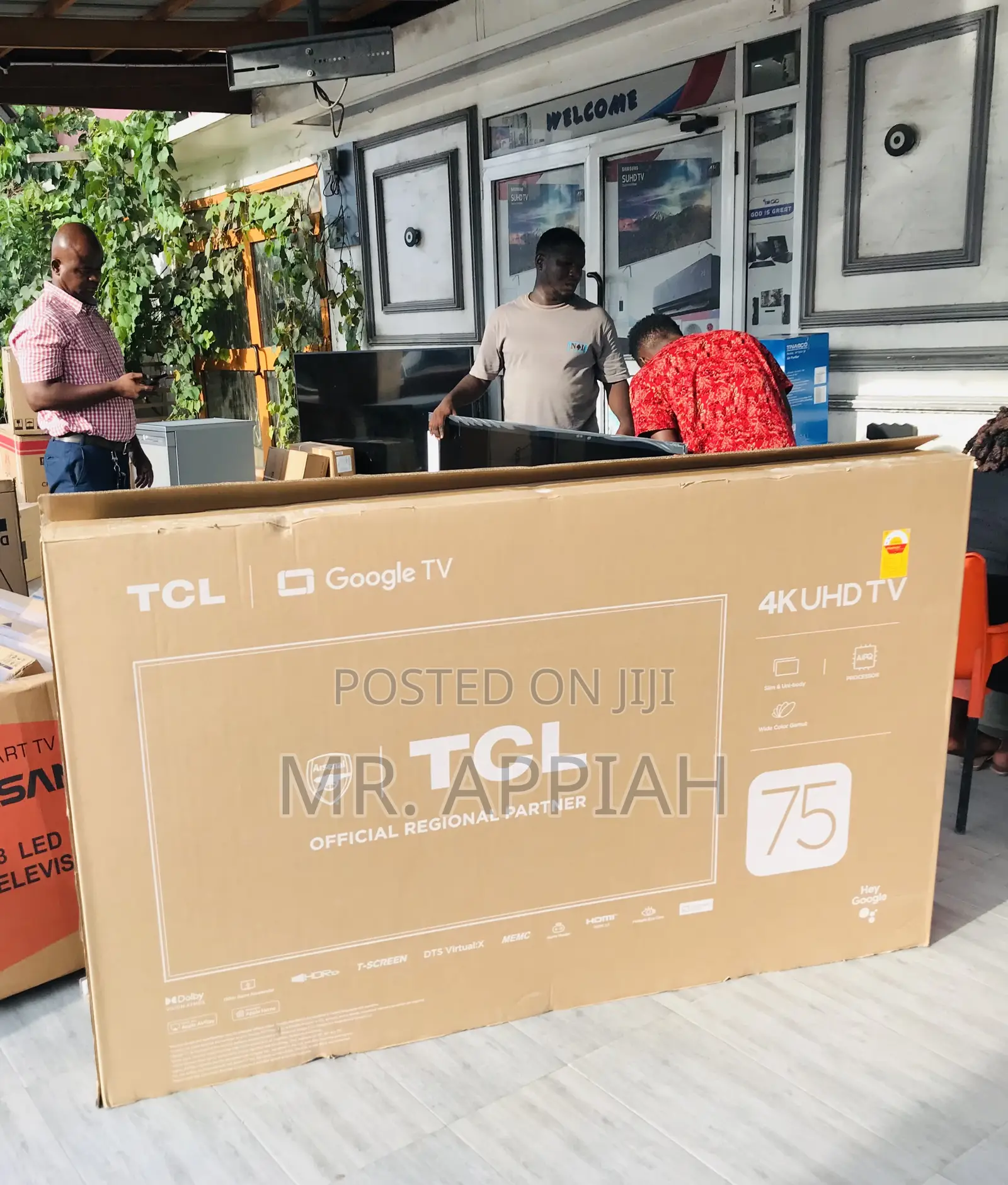 Energy Efficient TCL 75p755 75” HDR Smart Google Tv.