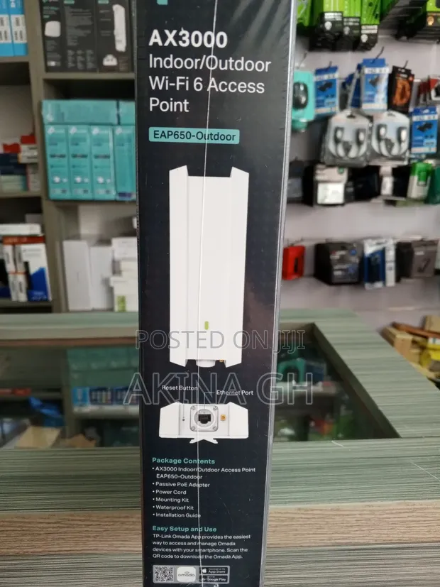 Tp-Link Ax3000 Wi-Fi 6 Access Point Eap650-Outdoor 3