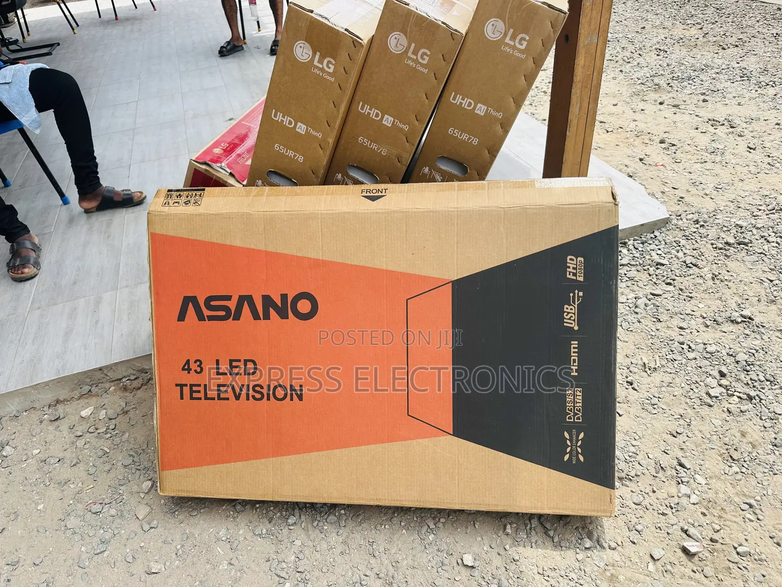 Ultra Modern Slim FHD Smart Asano 43”Tv