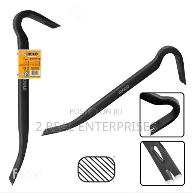 Ingco Pinch Crow Wrecking Bar 36 Inches