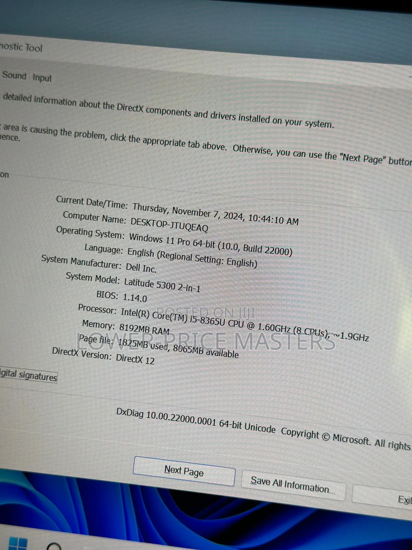 New Laptop Dell Latitude 5300 8GB Intel Core I5 SSD 256GB