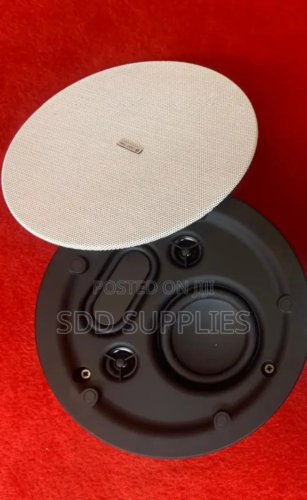 3.5" Passive Radiator Double Tweeter Ceiling Speaker
