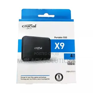 Crucial X9 4TB USB 3.2 Gen2 Type-C Portable SSD (1050mb/S),