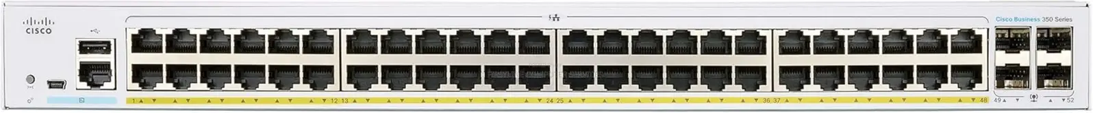 Cisco Business CBS350-48P Managed Switch | 48 Port GE | Poe