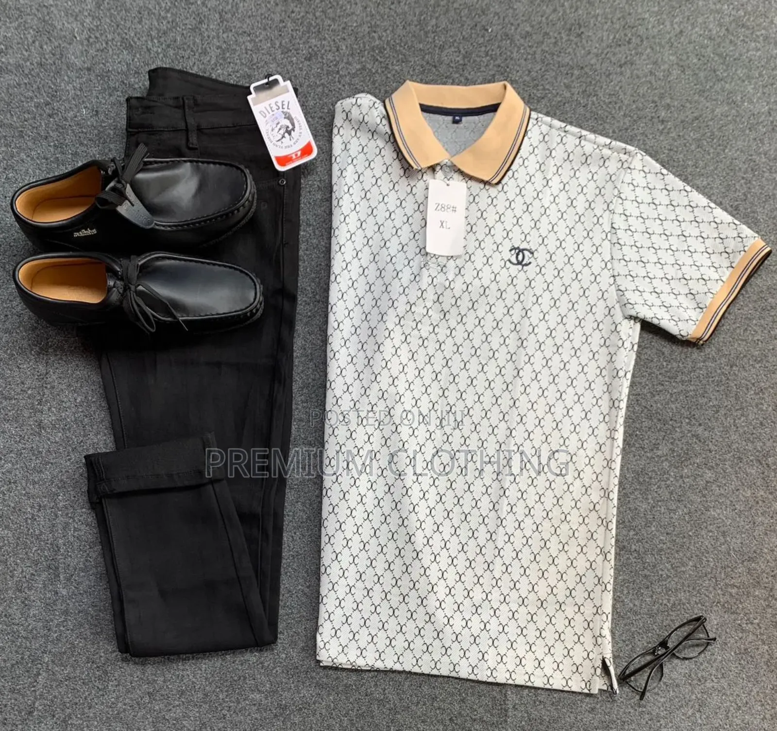 Suitable Men's Shirts, Shoes and Jeans Trousers Available