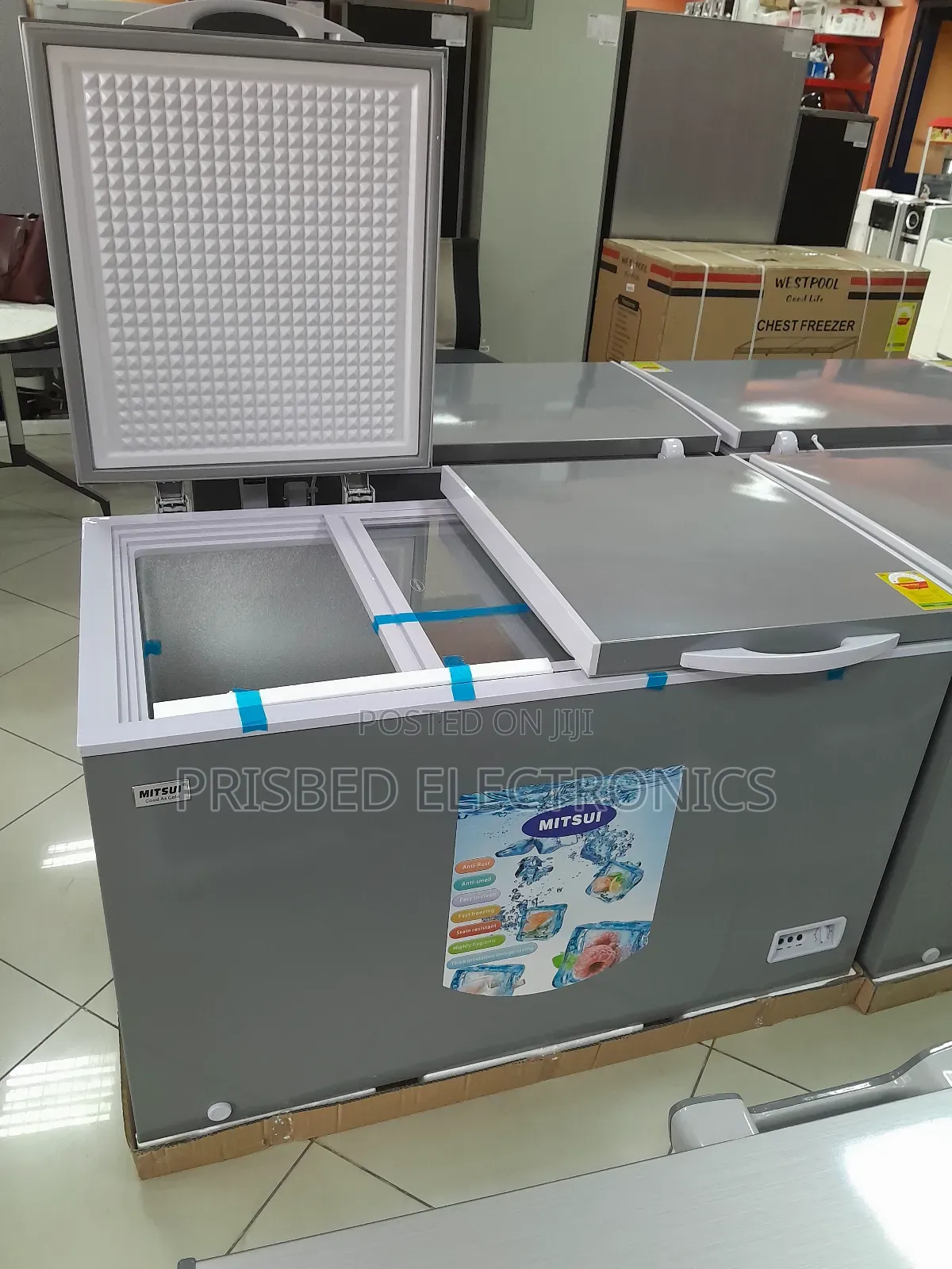**MITSUI Durable Double Door Freezer 358 Litres