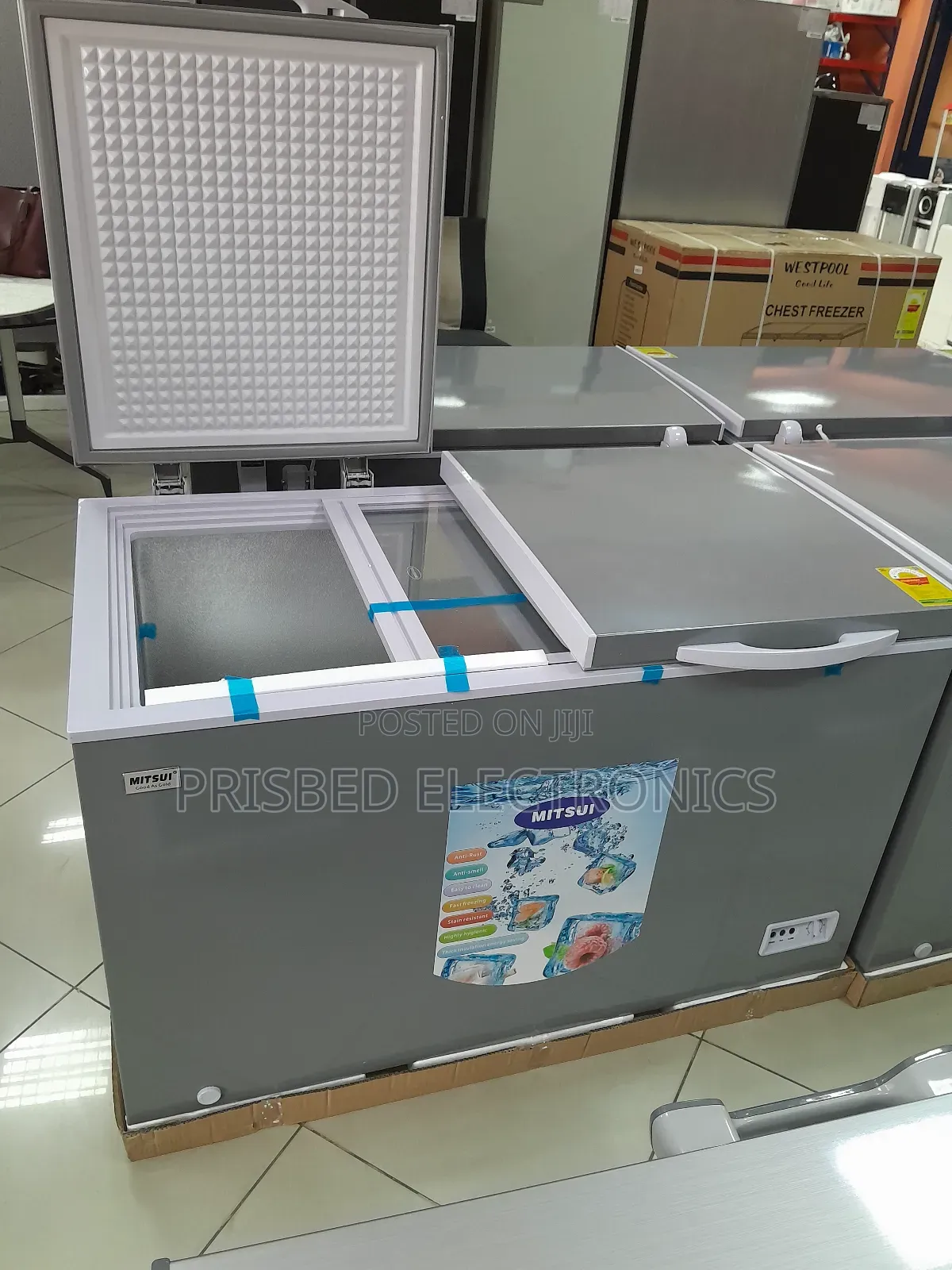 **MITSUI Durable Double Door Freezer 358 Litres