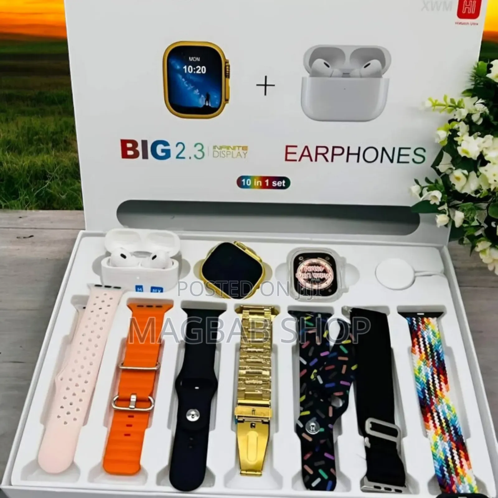 Ultra I20 Ultra Max Suit Series 8 Smartwatch (10 in One)