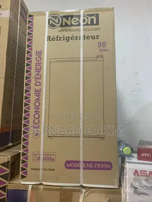 Neon Table Top Fridge