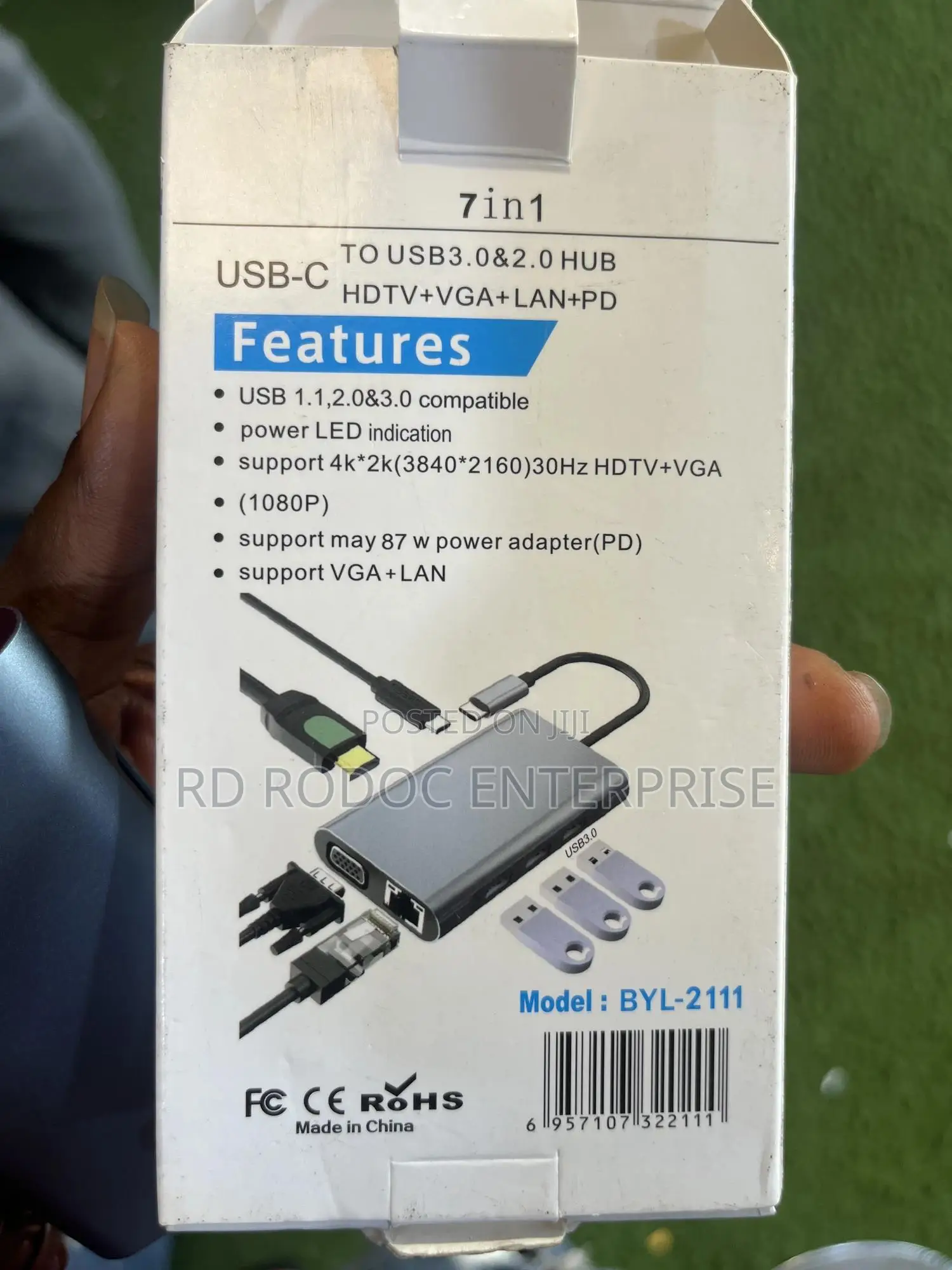 7 in 1 Usb Type C Adoptor