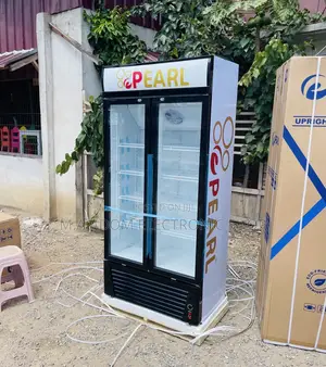 Extremely Chilling Pearl PVC-622 Double Door Display Fridge.