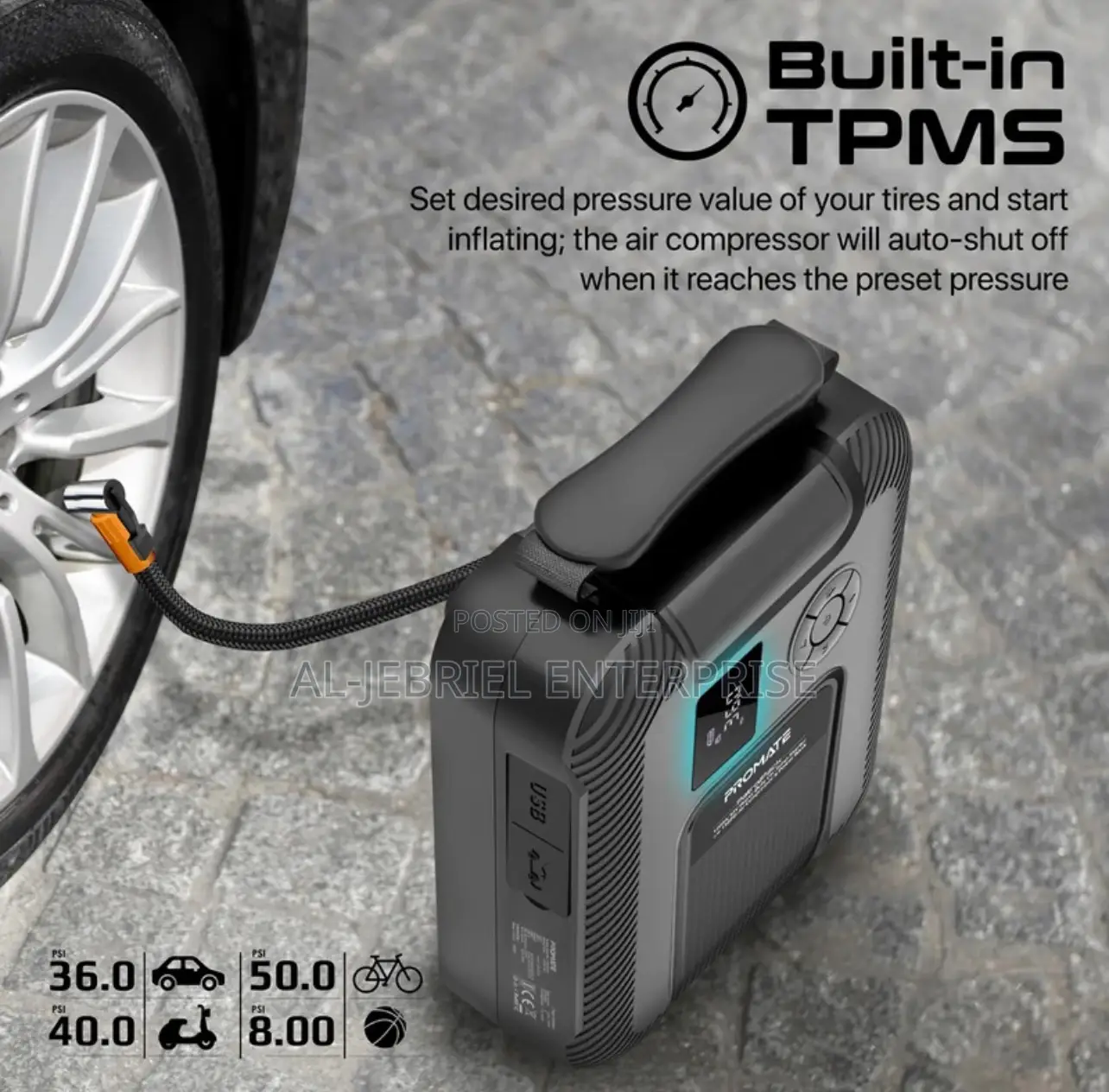 PROMATE PATROLPACK Promate 1200a/12v Jump Starter Powerbank