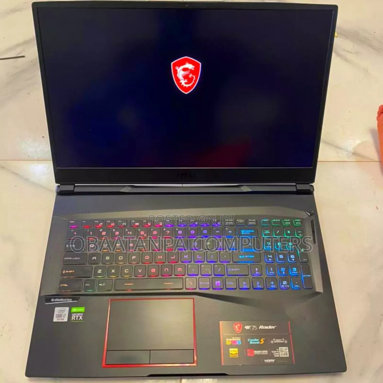 Laptop MSI GE75 Raider 10SE 16GB Intel Core I7 SSD 512GB