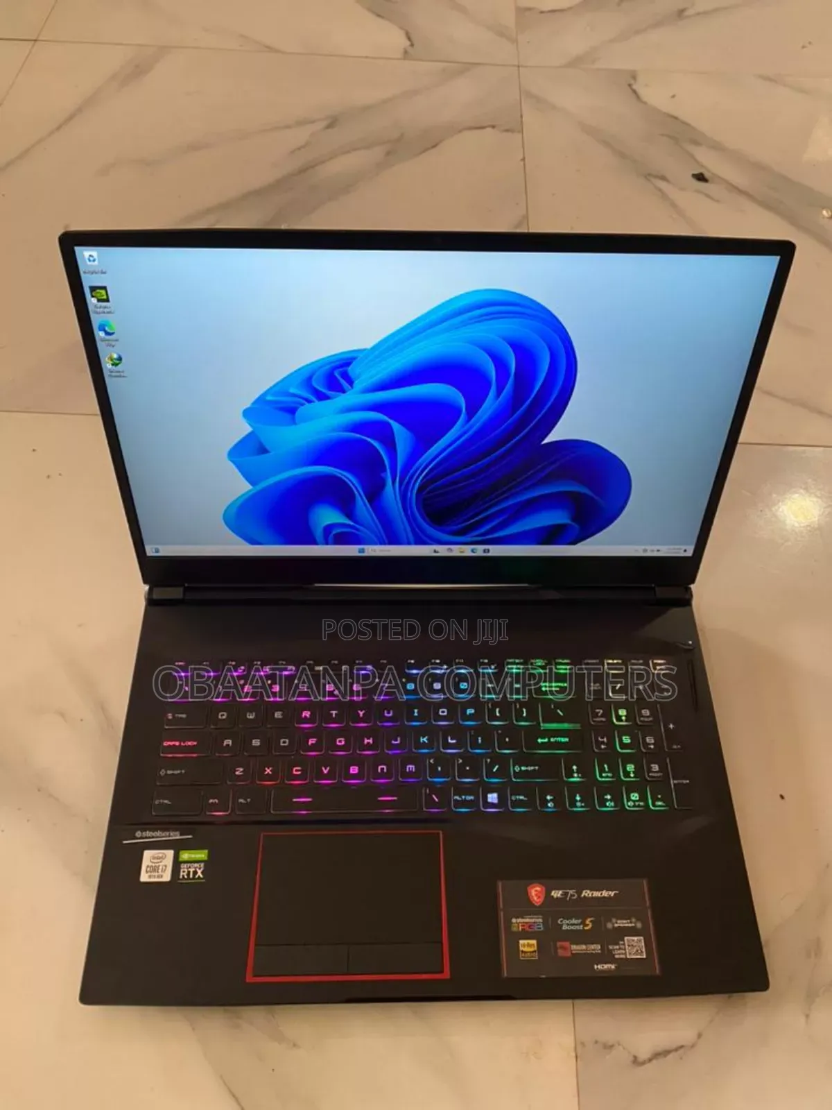 Laptop MSI GE75 Raider 10SE 16GB Intel Core I7 SSD 512GB