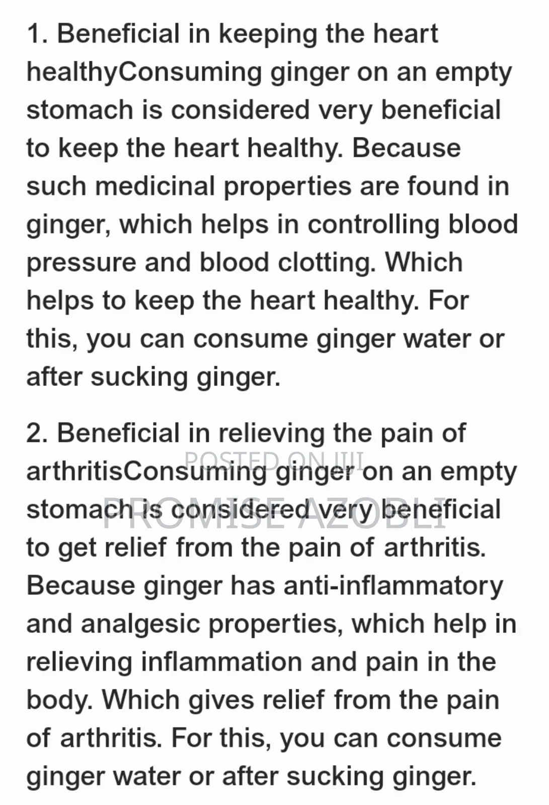 Tiger Nut and Ginger Powder