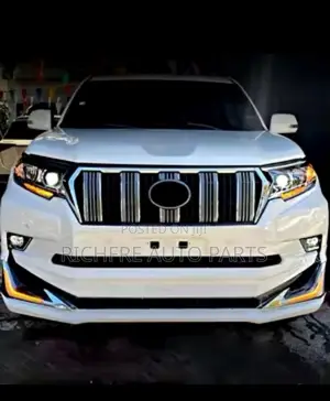 Land Cruiser Prado Front Bumper Spoiler LED 2018 2019 2020