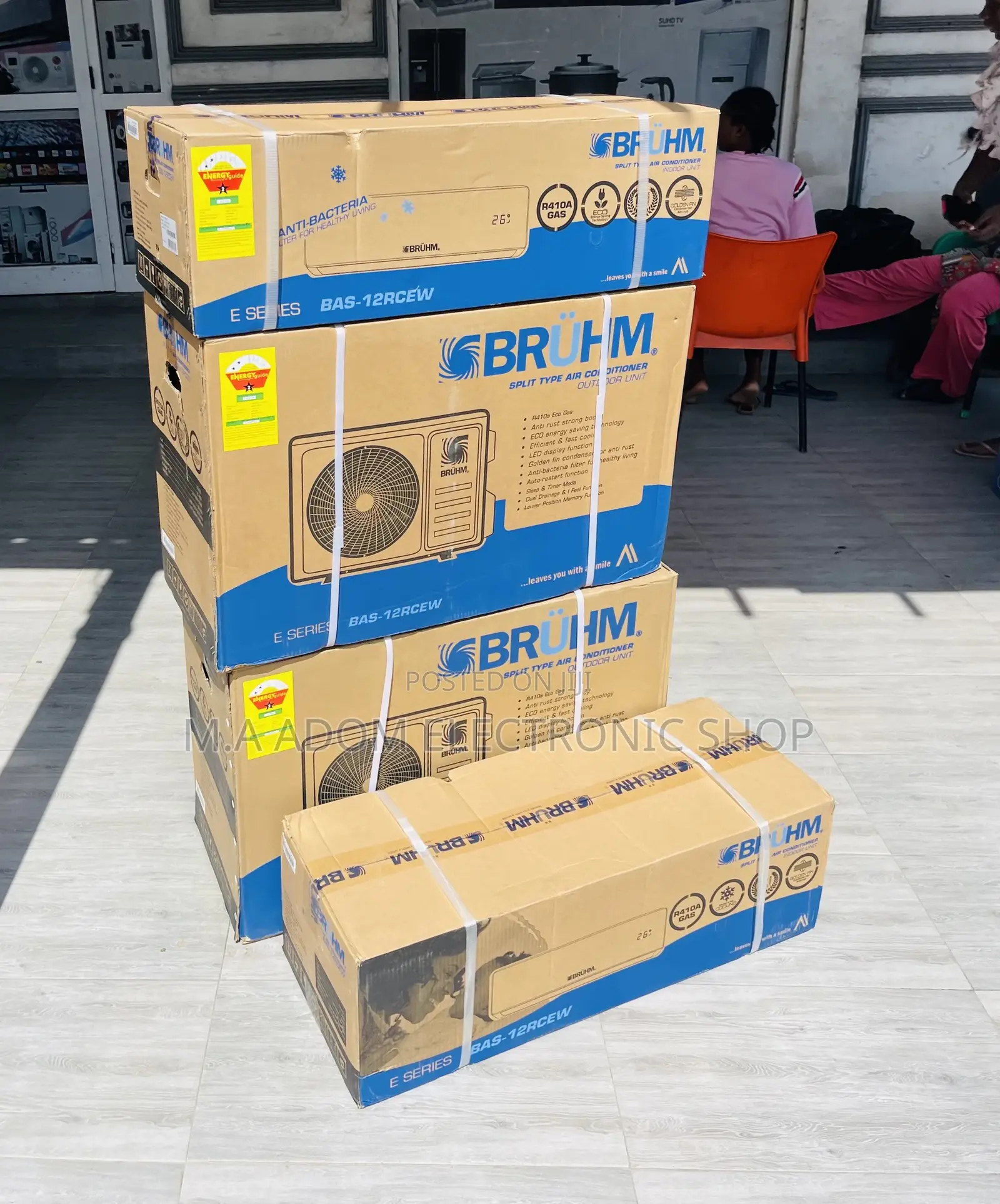 Buy Quality Bruhm 1.5hp Split Type Non Inverter Av(White).