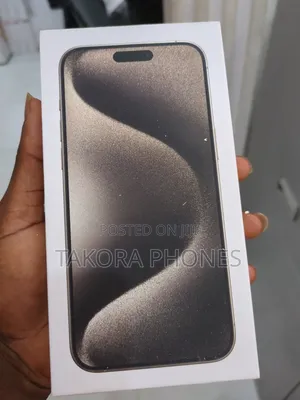 New Apple iPhone 15 Pro 128 GB Black