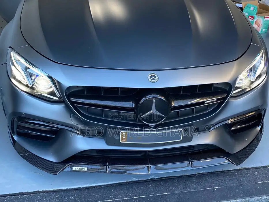 W213 E63s Amg Bumper With Carbon Fiber Sport Lip 2017-2020