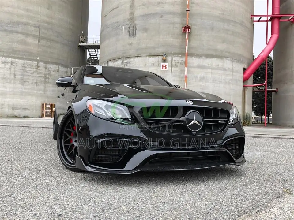 W213 E63s Amg Bumper With Carbon Fiber Sport Lip 2017-2020