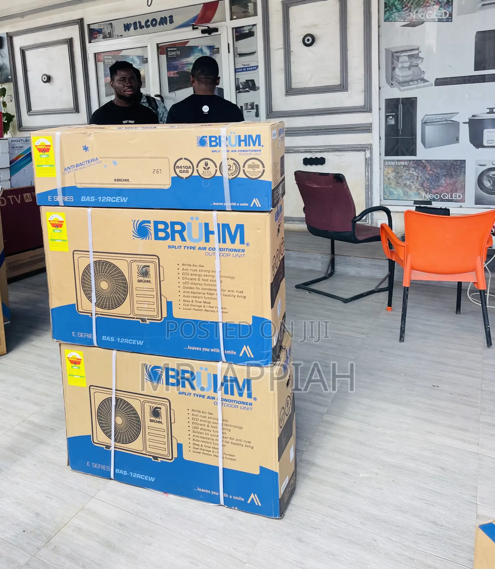 Fantastic Bruhm 1.5hp Split Type Air Conditioner.