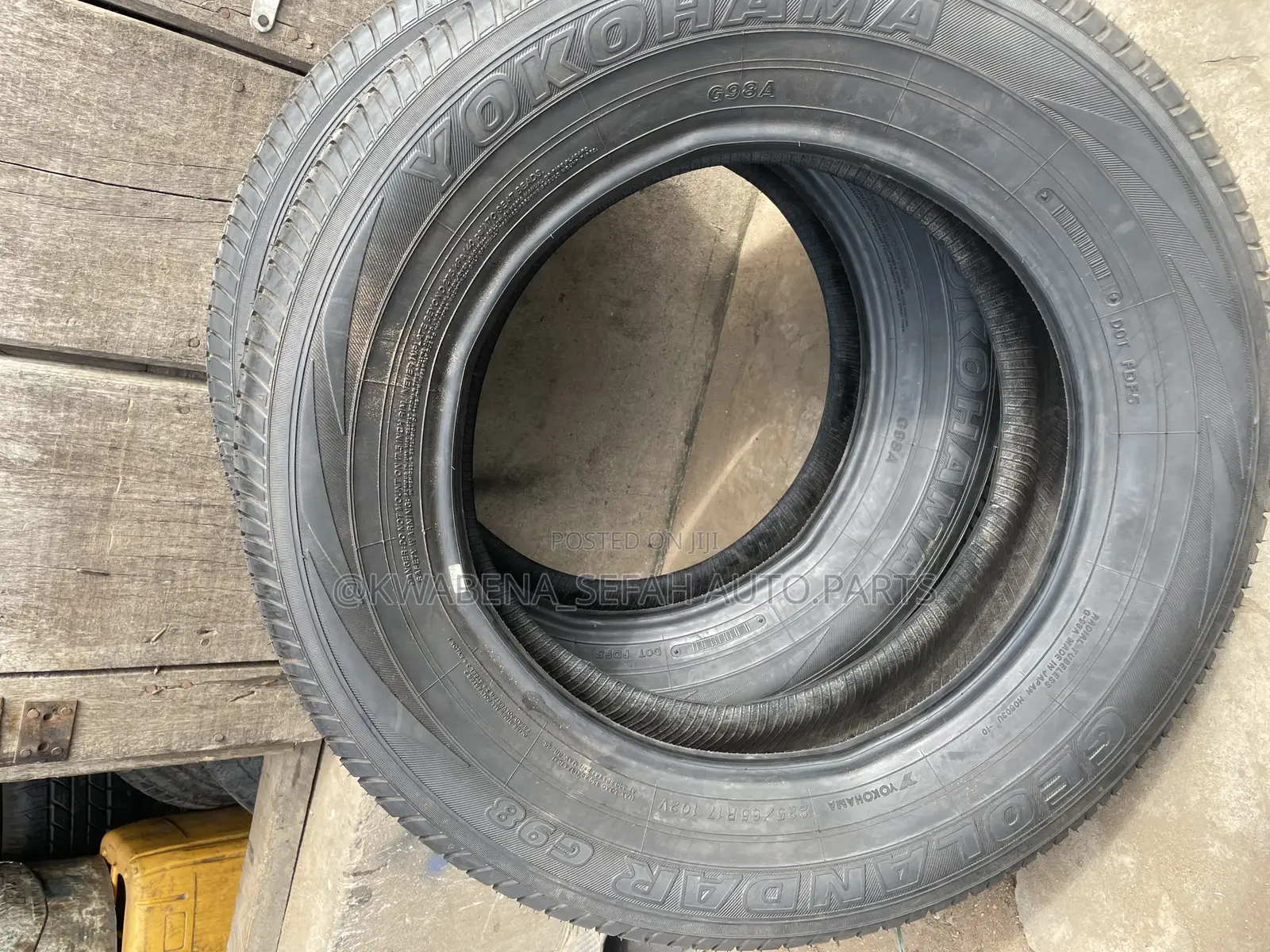 Original Yokohama 225/65r17 Tyres Available for All Cars
