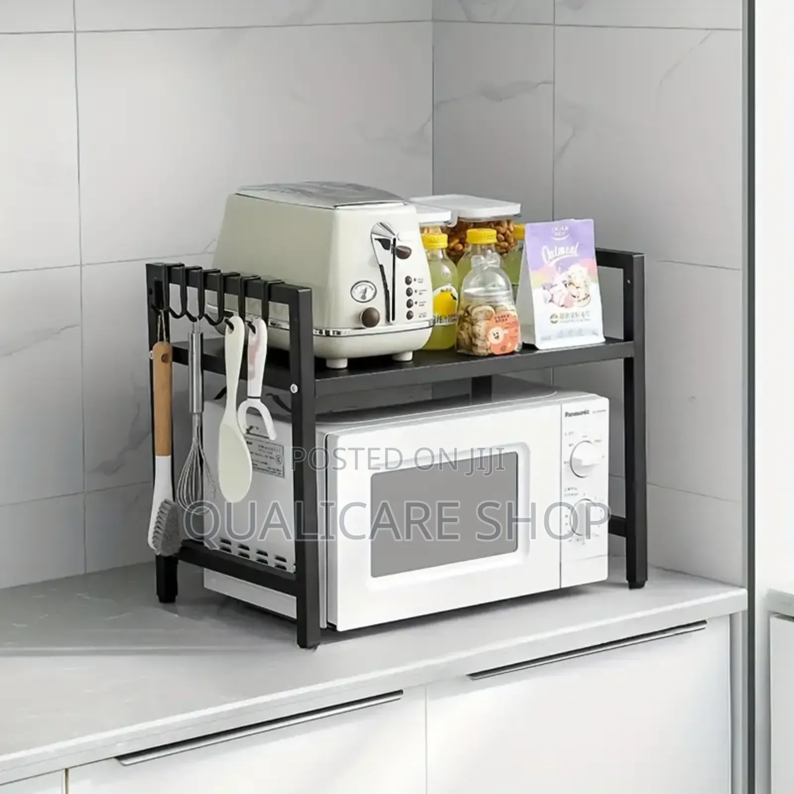 Single Layer Adjustable Microwave Organizer