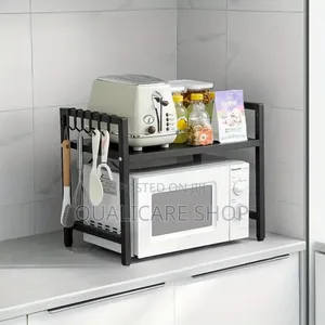 Single Layer Adjustable Microwave Organizer