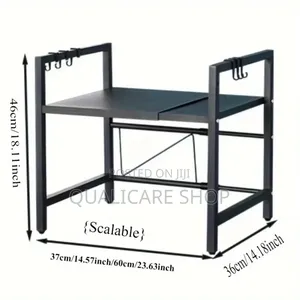 Single Layer Adjustable Microwave Organizer