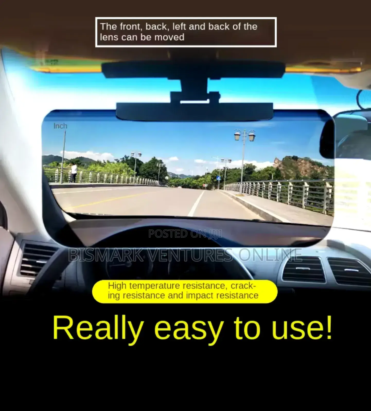 Hd Sun Visor for Car,Universal 12inch