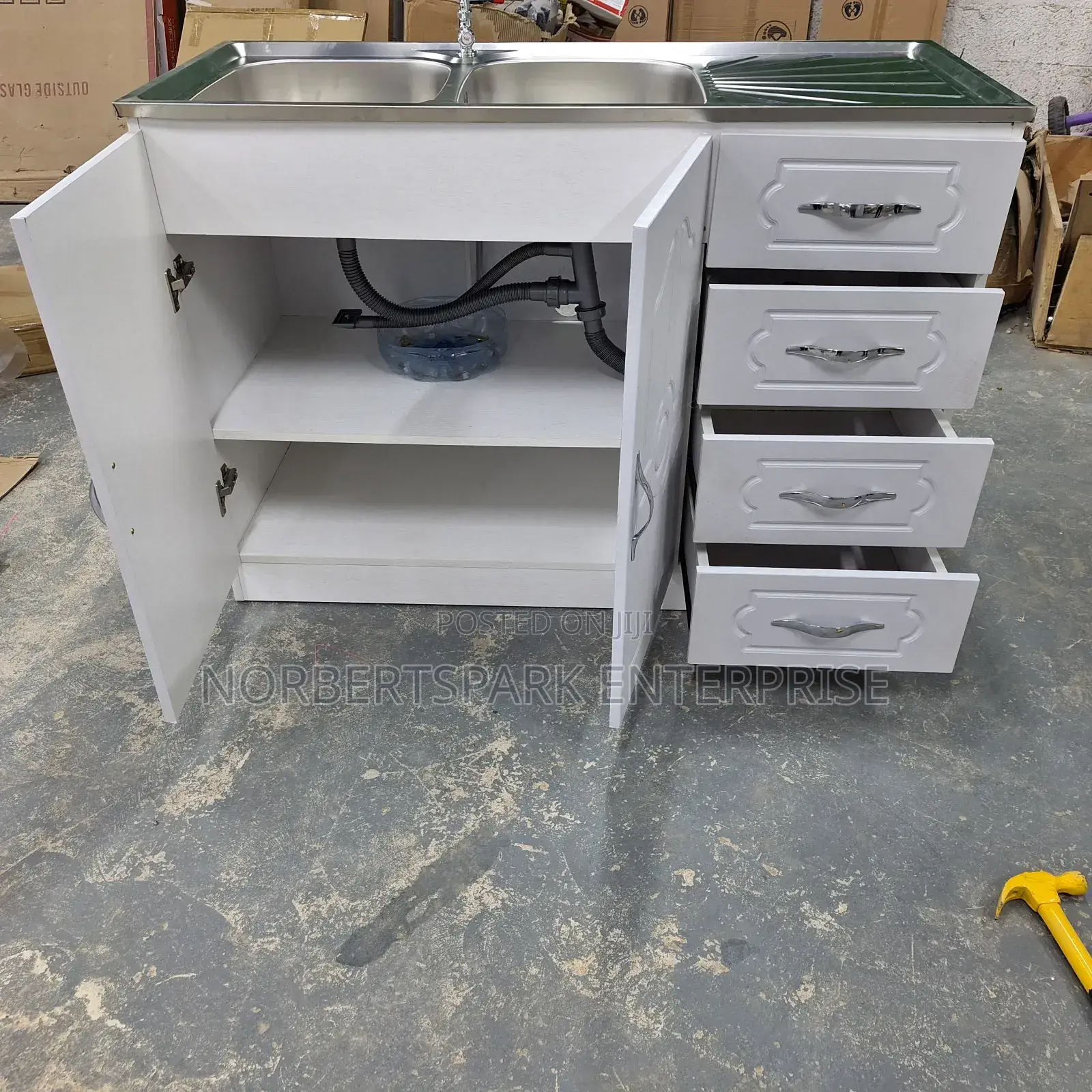 Kitchen Cupboard With a Washing Sink(728-4kt)