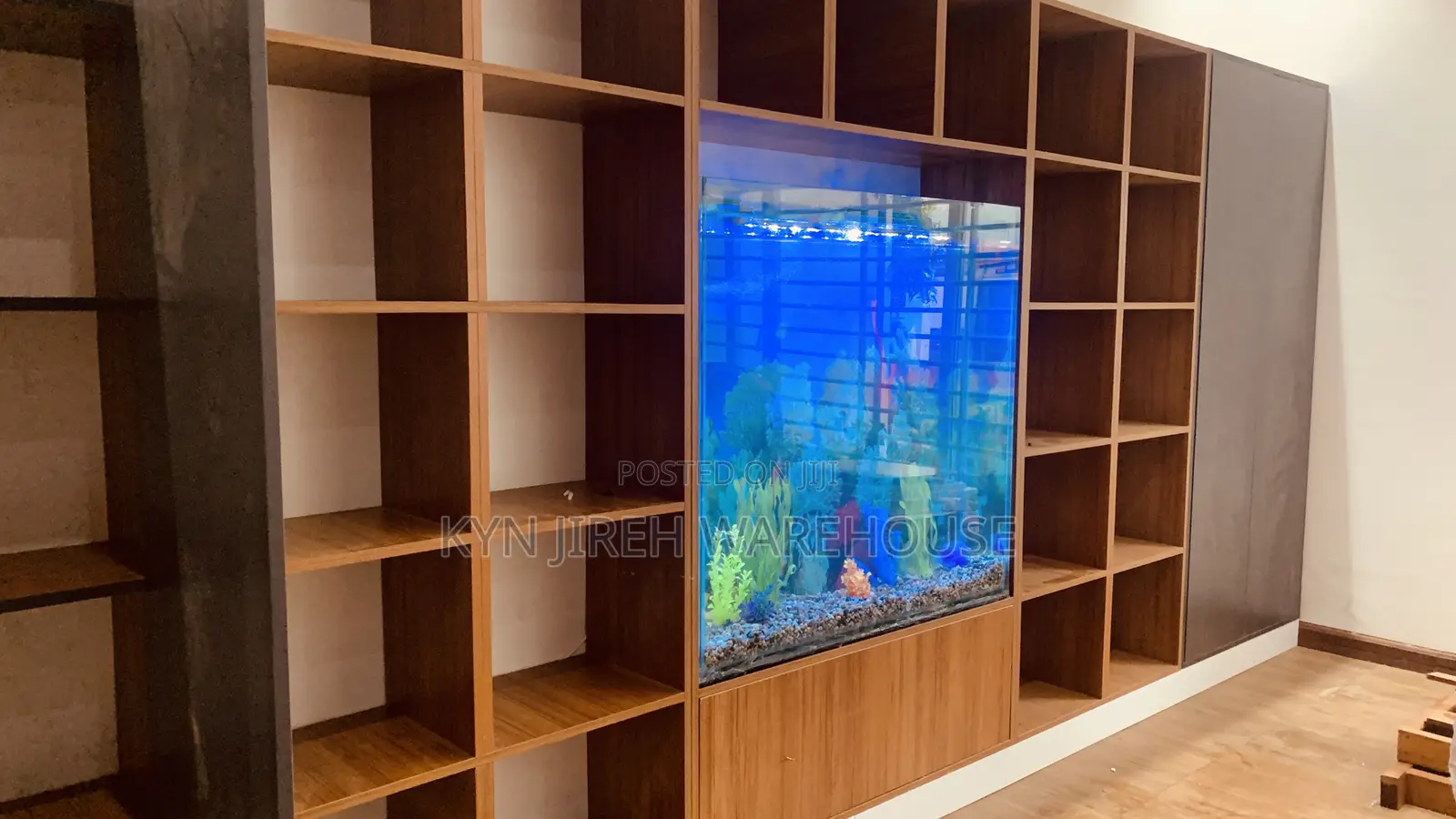 Shelves Aquarium With 15 Fishes