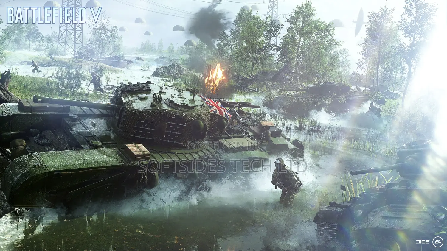 Battlefield V Video Game Installation For Playstation 4 5