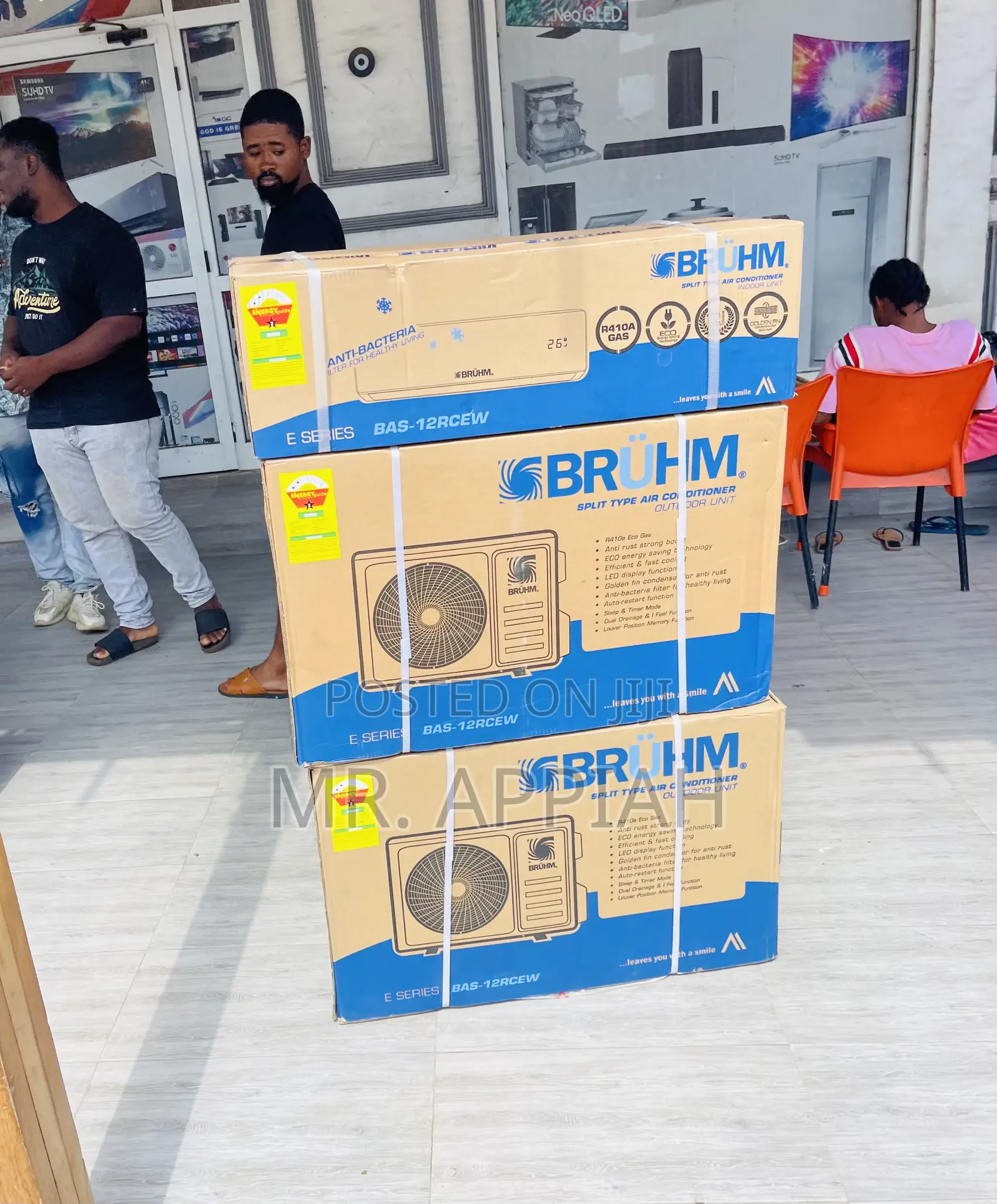 Original Bruhm 2.5hp R410a Smart Inverter Air Conditioner.