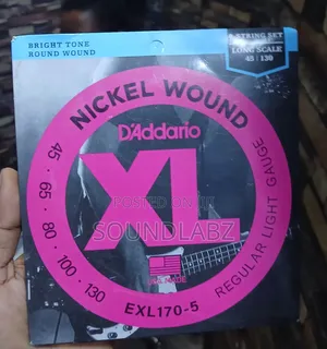 D’Addario 5set Bass Guitar Strings