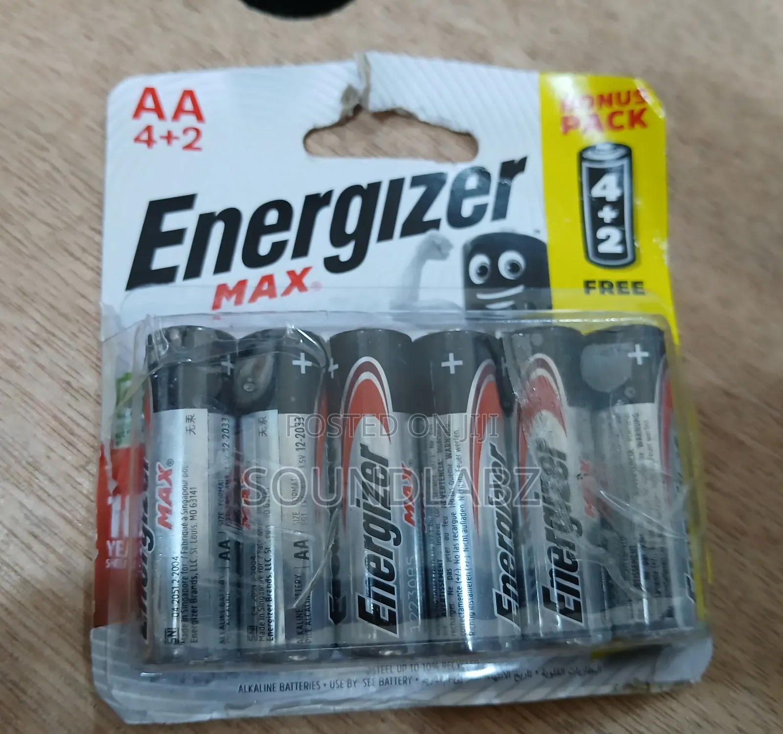 Energizer Aaa Bp 4+2 Batteries