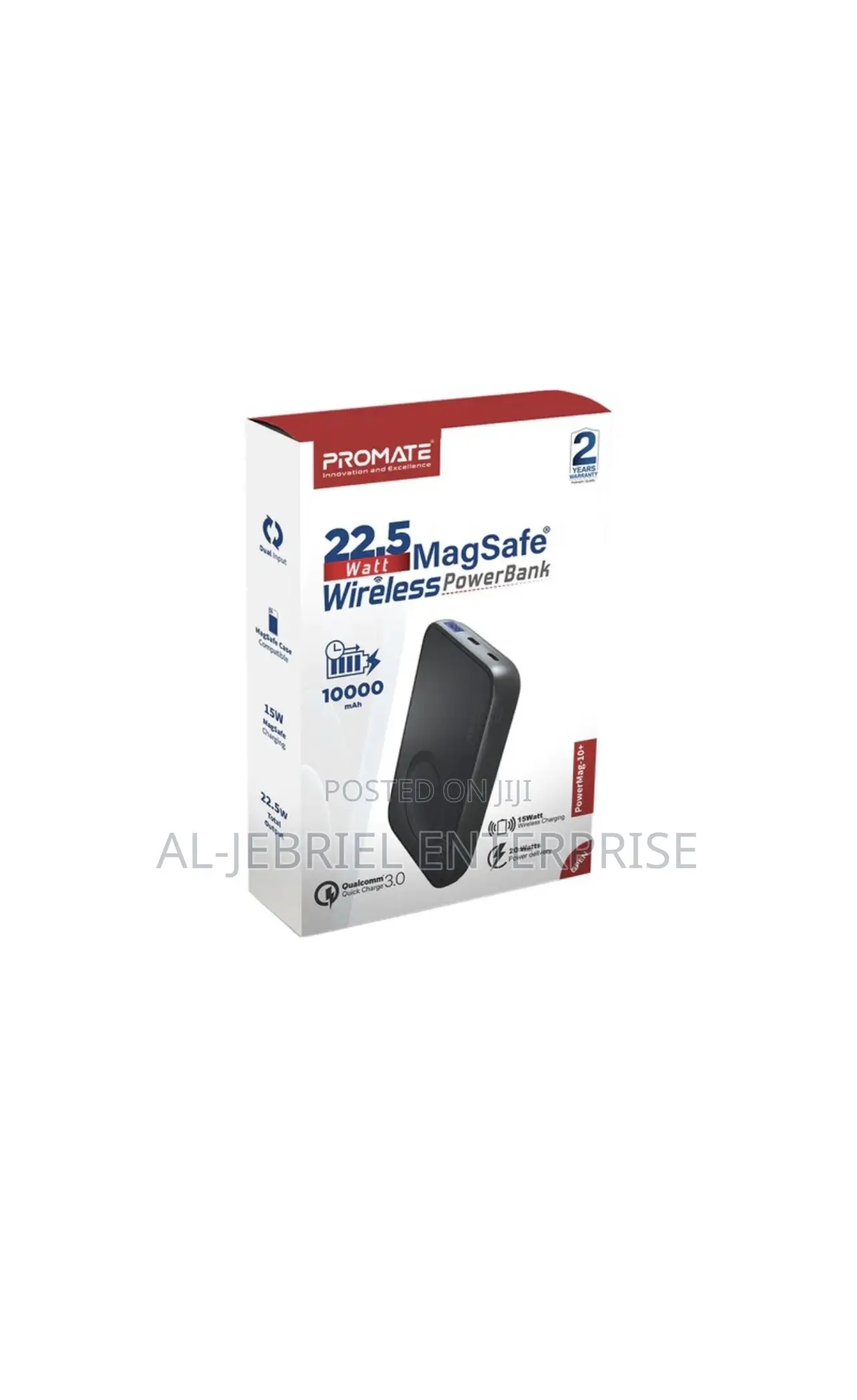 Promate POWERMAG 10+ 10000MAH Magsafe Wireless Powerbank