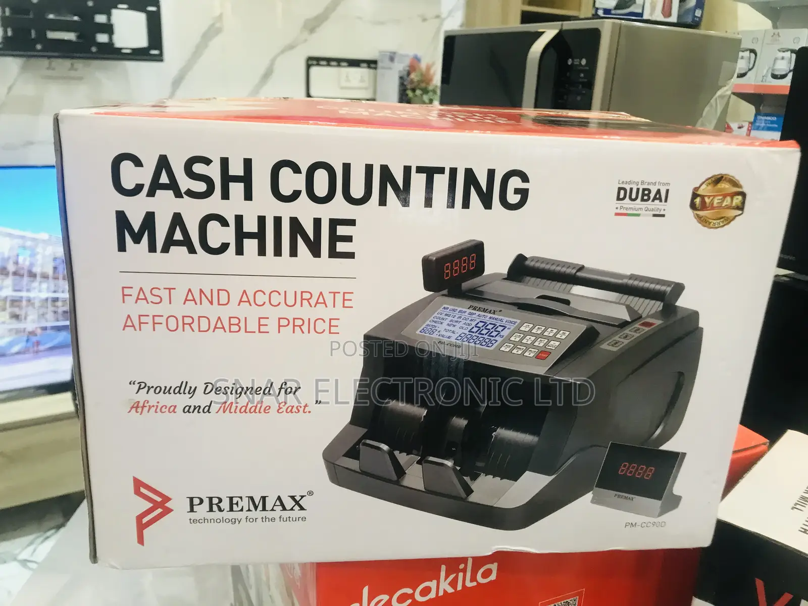 Super Premax PM-CC90D Bill Machine With Fake Note Detection