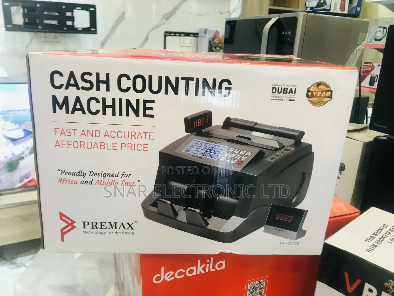 Super Premax PM-CC90D Bill Machine With Fake Note Detection