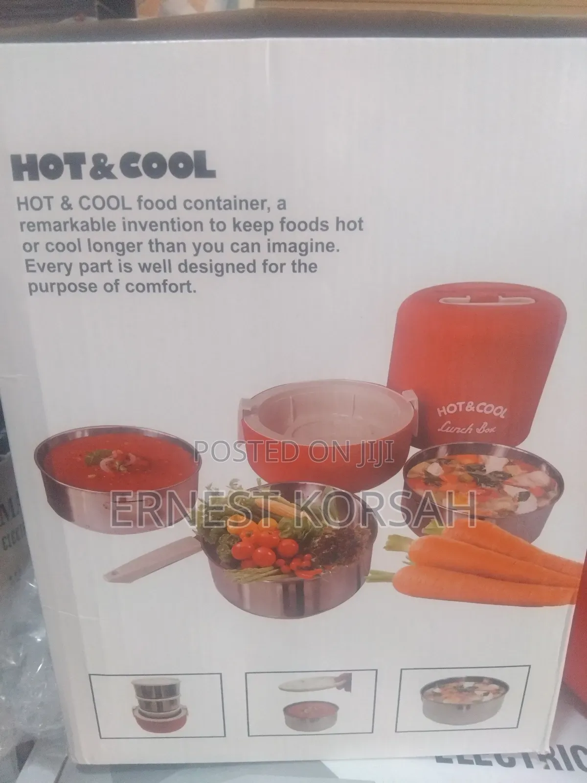 New Hot and Cool Food Container