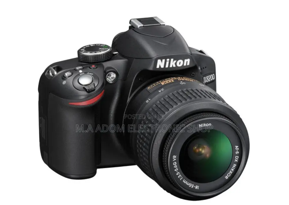 Nikon D3200 DSLR Camera (Black)