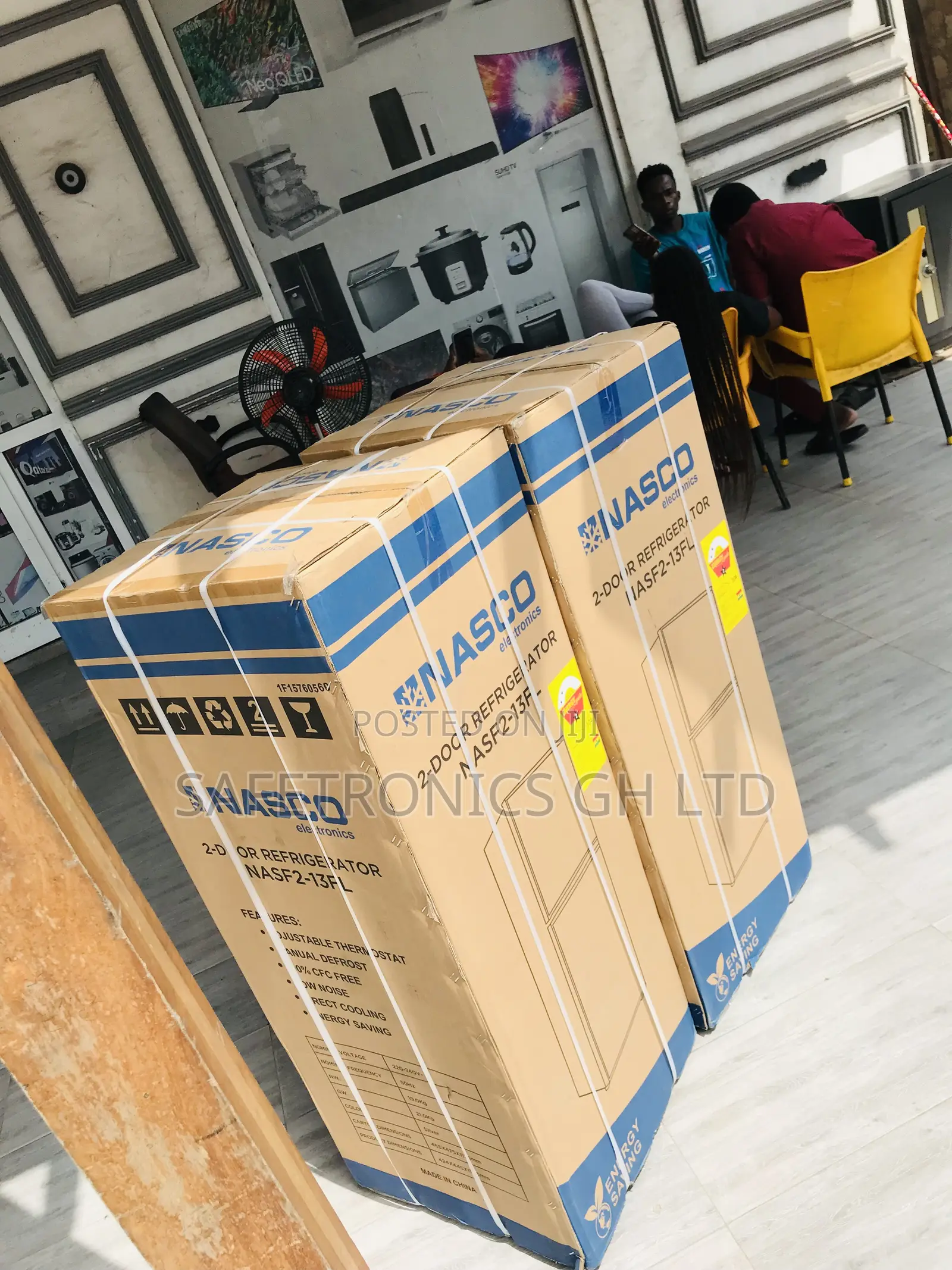 Fresh in Box-< Nasf2-F2 Gray Nasco Top Mount Fridge